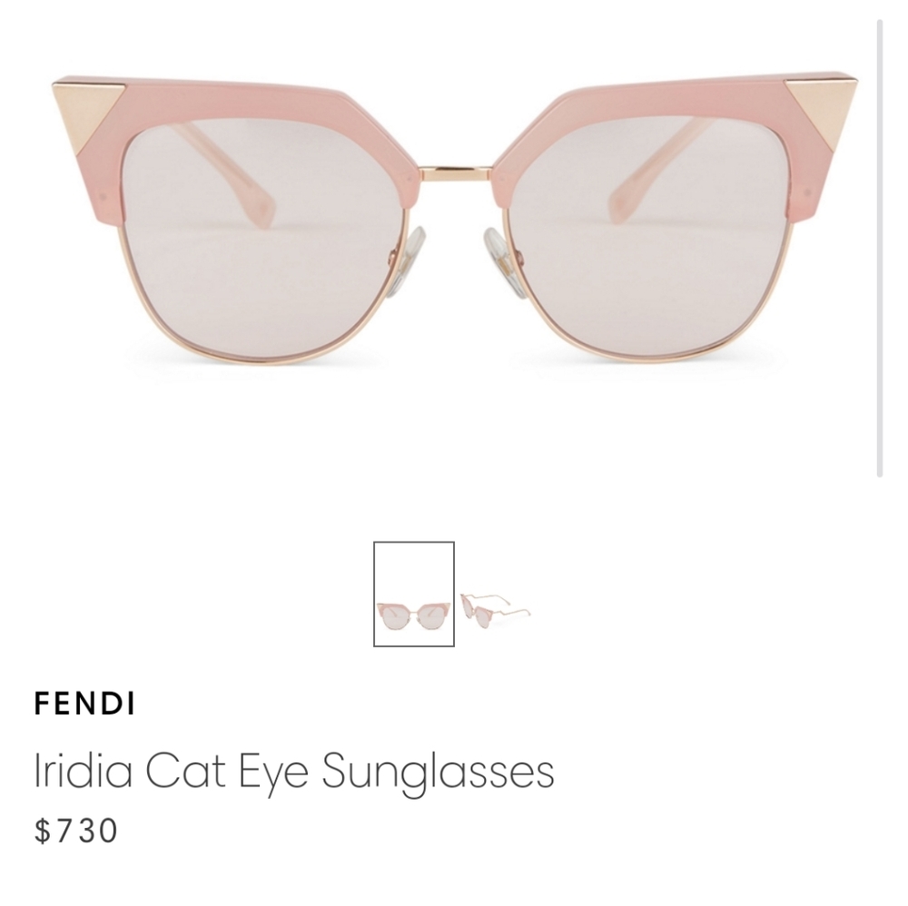 Fendi Women's Pink Sunglasses